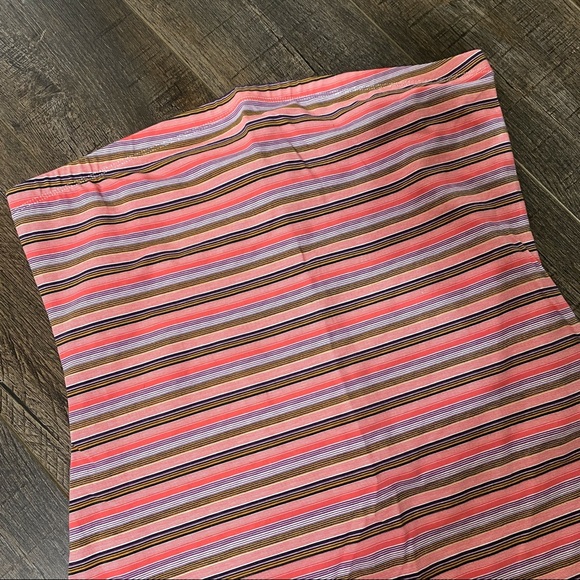 Wild Fable Striped Strapless Mini Dress Size Large New With Tags Bodycon - Picture 2 of 7